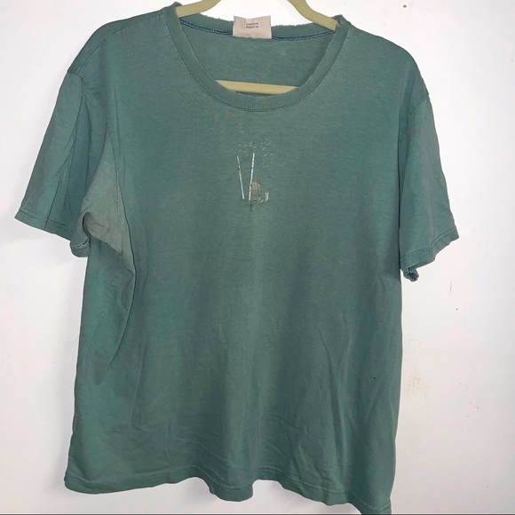 Vintage 90s green woods  cottagecore t-shirt women’s  large - Picture 1 of 7